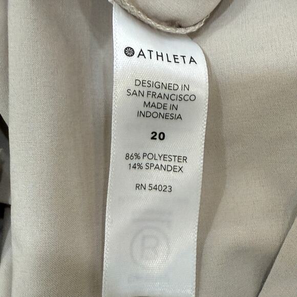 ATHLETA Skyline Pants II NEW Women's Plus Size 20 Abalone Grey Stretch NWT - Picture 9 of 12